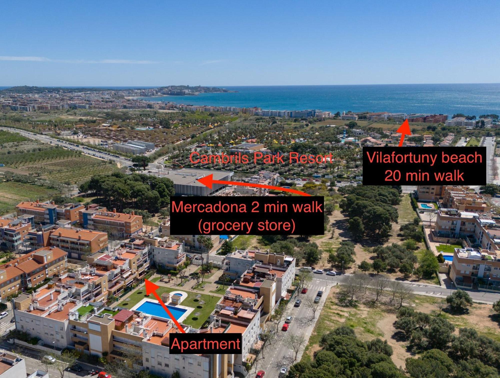 Cambrils Haven:2Br+2Bth+Wf+Pool Apartment Bagian luar foto